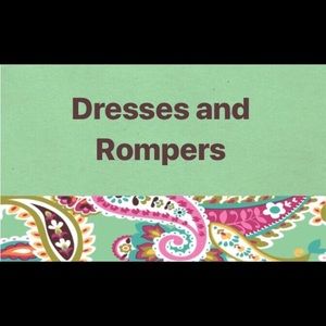 Dresses and Rompers